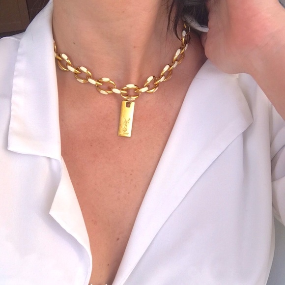 *Rare* Authentic YSL Pendant Necklace - Picture 6 of 10